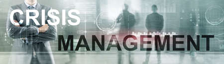 Crisis Management Solution Crisis Identity Planning Conceptの写真素材