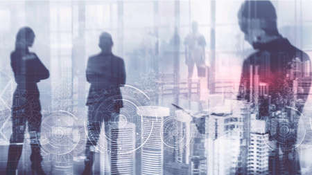 Business Solutions for Success and Strategy. Gear Mixed Media concept.の写真素材