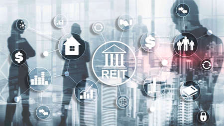 Real estate investment trust REIT. Financial concept 2020.の写真素材