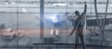 People Team Corporate Silhouette. Abstract business background