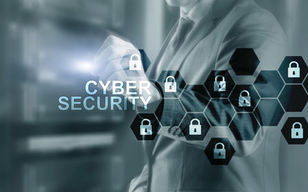 Cyber security 2021. Organization Data Protection concept.
