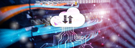 Future Network Cloud Services Business concept. Cloud for your organization.