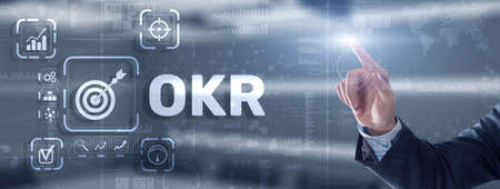 Objectives and Key Results OKR. Methods for project managementの写真素材