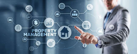 Property management. Operation control maintenance and oversight of real estate and physical propertyの写真素材