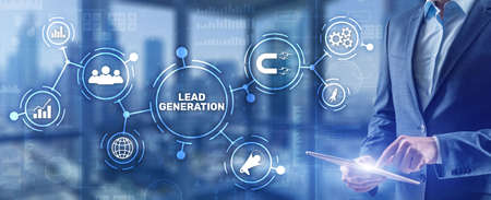 Lead Generation. Finding and identifying customers for your business products or servicesの写真素材