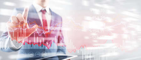 Business Graph Stock Market chart