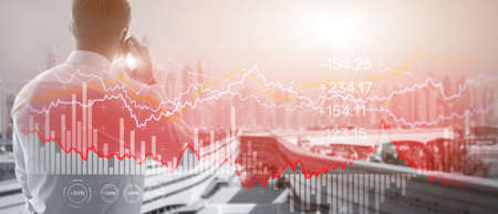 Business Graph Stock Market chart