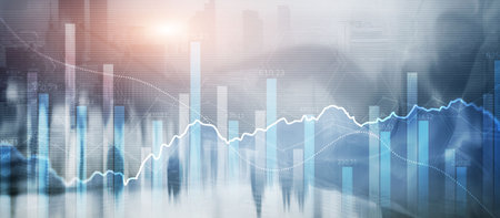 Financial data on a monitor as Finance data concept. Analytics concept