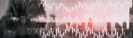 Lead Generation Analysis Business Research Interest Concept. Marketing Strategy Financial Technology.の写真素材