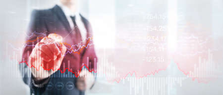Business Graph Stock Market chart