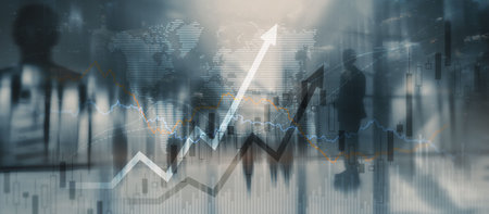 A growing trend on the virtual screen. Mixed Mediaの写真素材