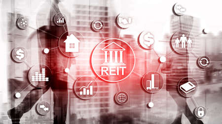 Limited Liability Company concept. Icons on virtual screen. business background.の写真素材