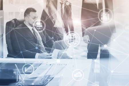 Communication People Business Concept. Welcome to our team