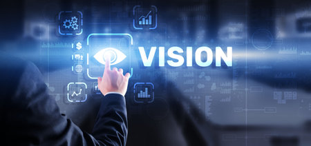 Vision Direction Future Business Inspiration Motivation Conceptの写真素材