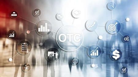 Over The Counter. OTC. Trading Stock Market conceptの写真素材