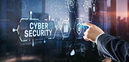 Cyber Security Data Protection concept. Privacy Internet Technologyの写真素材