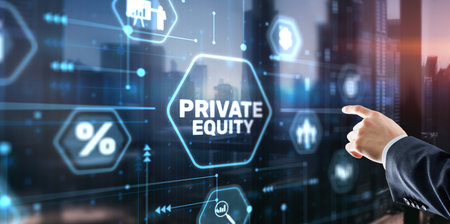 Private equity investment business concept. Technology Internet conceptの写真素材