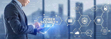 Cyber Security Data Protection concept. Privacy Internet Technologyの写真素材