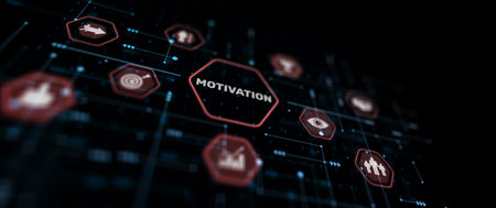 Motivation finance development concept. Achieving any goalsの写真素材