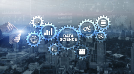 Data science business analytics internet technology conceptの写真素材