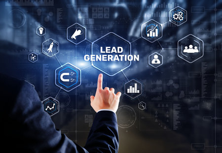 Lead Generation. Finding and identifying customers for your business products or servicesの写真素材