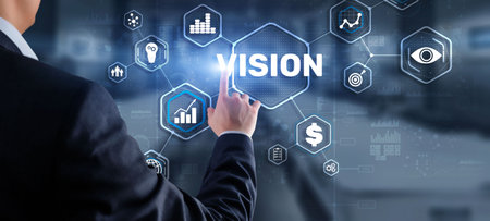 Vision Direction Future Business Inspiration Motivation Conceptの写真素材