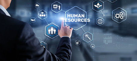 Modern Human Resources Hiring Job Occupation Concept. Business Technologyの写真素材