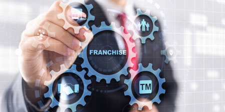 Franchise Marketing Branding Retail and Business Work Mission Conceptの写真素材