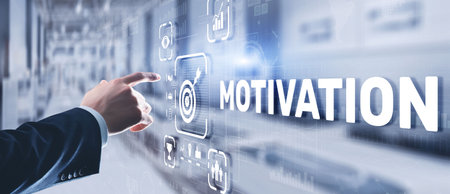 Motivation personality development concept. Achieving any goalsの写真素材