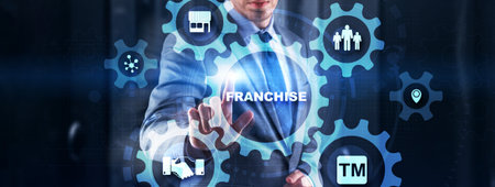 Franchise Marketing Branding Retail and Business Work Mission Conceptの写真素材
