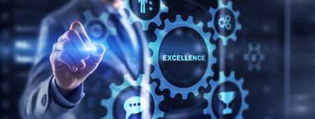 Business excellence manager. Business development conceptの写真素材