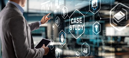 In the social and life sciences a case study conceptの写真素材