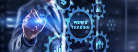 Finance business investment strategy competition. Forex Tradingの写真素材