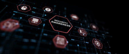 Security Awareness. Business, Technology, Internet and network conceptの写真素材