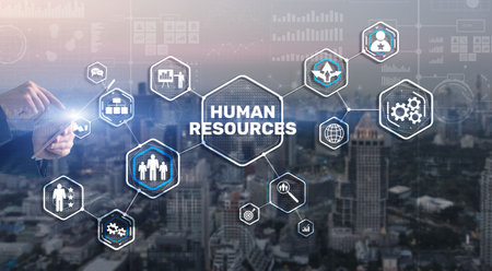 Modern Human Resources Hiring Job Occupation Concept. Business Technologyの写真素材