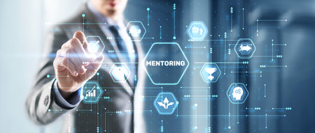 Mentoring Business. Personal Coaching. Training personal conceptの写真素材