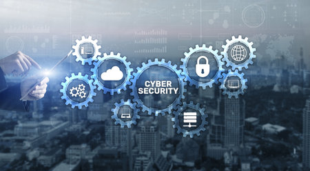Cyber Security. Data Protection Network Privacy Conceptの写真素材