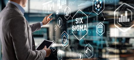 Six sigma - set of techniques and tools for process improvement 2023の写真素材
