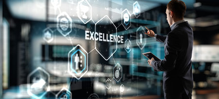 Business Excellence concept. Pursuit of excellence 2023の写真素材