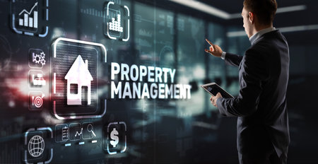 Property management. Maintenance and oversight of real estate and physical propertyの写真素材