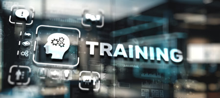 Training skill education concept. Universal backgroundの写真素材