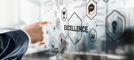 Business Excellence concept. Pursuit of excellence 2023の写真素材