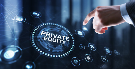 Private equity investment business concept. Technology Internet conceptの写真素材