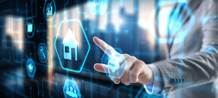 Property management business concept. Investment consulting marketing planの写真素材