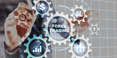 Finance business investment strategy competition. Forex Tradingの写真素材