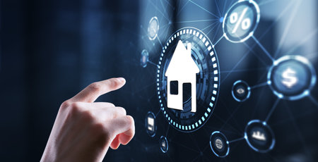 Property management business concept. Investment consulting marketing planの写真素材