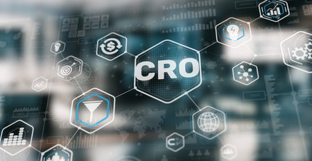 Conversion Rate Optimization. CRO Business Finance conceptの写真素材