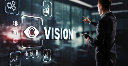 Vision Direction Future Business Inspiration Motivation Conceptの写真素材