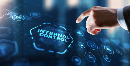 Internal Control. Business, Technology, Internet and network conceptの写真素材