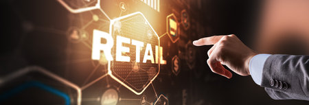 Smart retail and omni channel conceptの写真素材